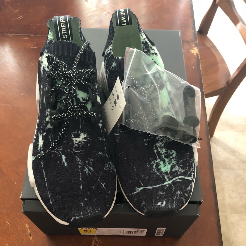 Adidas NMD-R1 Marble Running Shoe - Picture 1 of 5